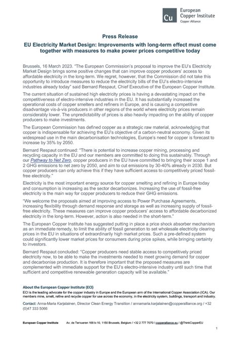 Press Release: Electric Utility Rates .